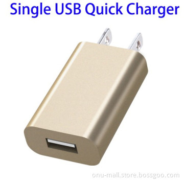 Wholesale Price 5V 1A Travel Wall USB Quick Smart Charging Adapter Charger